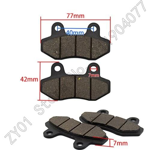 Front & Rear Brake Pads For HYOSUNG GT125 RX125 RT125 GV125 GT250R GV250 RX400 GT650 GT650R GT650S Motorcycle Brake Pad