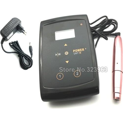 Pro Rotary Permanent Pen Professional Makeup eyebrow lip pen Permanent Makeup Machine LCD Digital Tattoo Power Machine