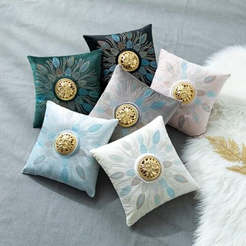 Middle East Luxury Cushion Home Decoration Gold Star Incense Burner Pillow