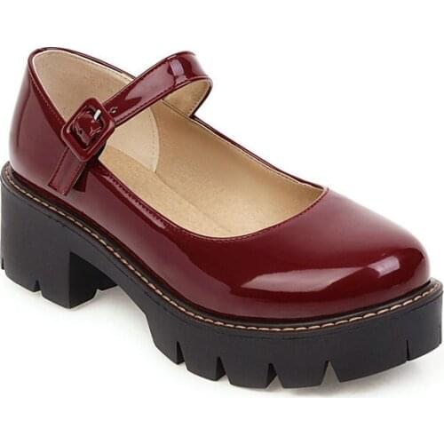 Lolita Shoes Women Japanese Style Vintage Soft Sister Girls High Heels Waterproof Platform College Student Cosplay Costume Shoes