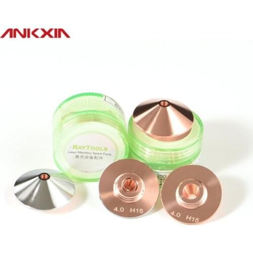 Raytools laser machine spare parts N.120GJT0512 double chroming dia.32 H15 laser nozzles copper nozzle original Bodor