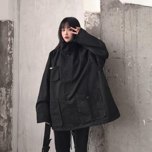 Foufurieux women overshirt with pockets trf Collared overshirt with long sleeve Front side pocket Asymmetric hem Button-up front