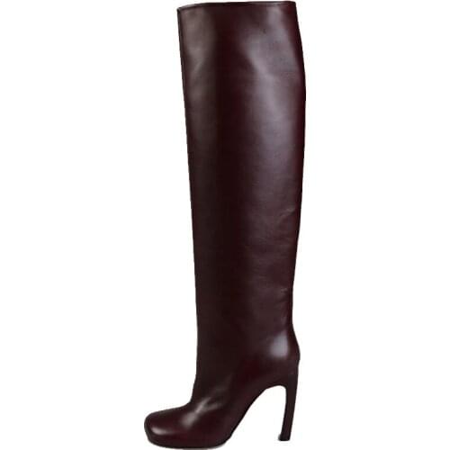 2021 Autumn Winter New Thin Heel High Heels Square Toe Fashion Boots Womens Shoes Over The Knee Boots Long Boots Zapatos Mujer