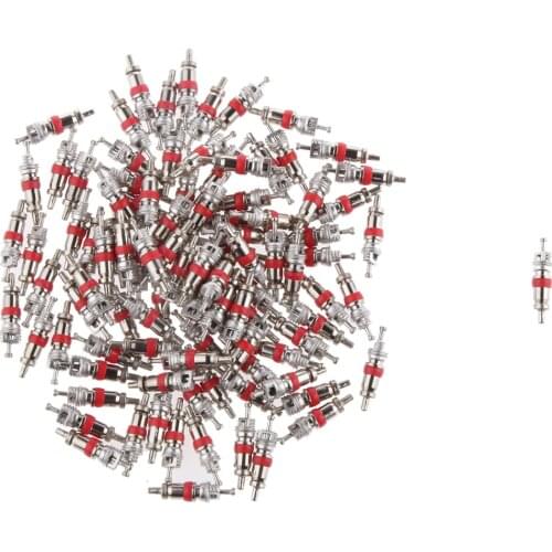 100pcs Car Motorbike Vehicle Replacement Tire Tyre Gas Nozzle Core Part