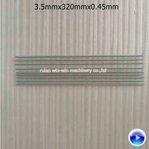 500pcs 3.5mmx320mmx0.45mm no hook side sealing bag making machine extension springs