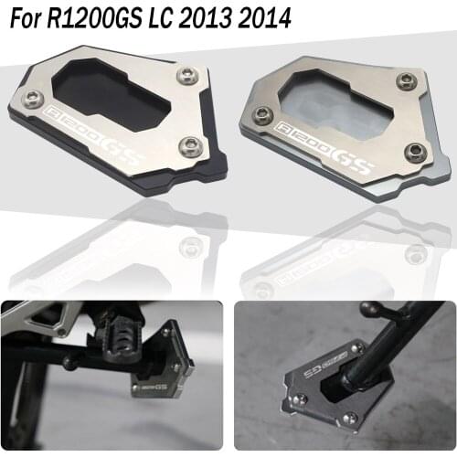For BMW R1200GS LC 2013 2014 R 1200 GS LC Adventure Large Kickstand Sidestand Foot Enlarger Extension Plate Pad