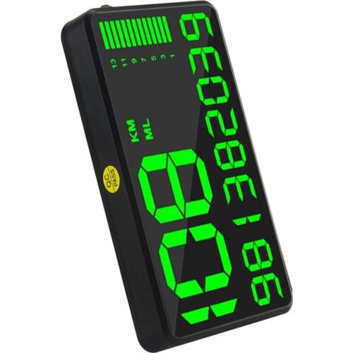 C90 Digital Car And Truck Speedometer Real-Time Tracking With Speed Warning Car Clock GPS Speedometer Display Car Hud Tracking