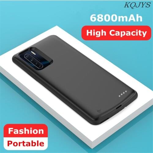 KQJYS 6800mAh External Power Bank Battery Charger Cases for OPPO A91 Battery Case Portable Battery Charging Case for OPPO A91