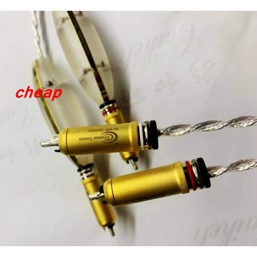 Cheap--Hi-End- Audio RCA cable connectors with WBT-0102Ag RCA
