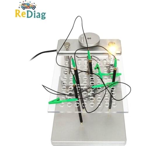 DHL Free Stainless Steel LED BDM Frame For Galletto FGTECH BDM100 Metal BDM Frame ECU Programming Tool High Quality