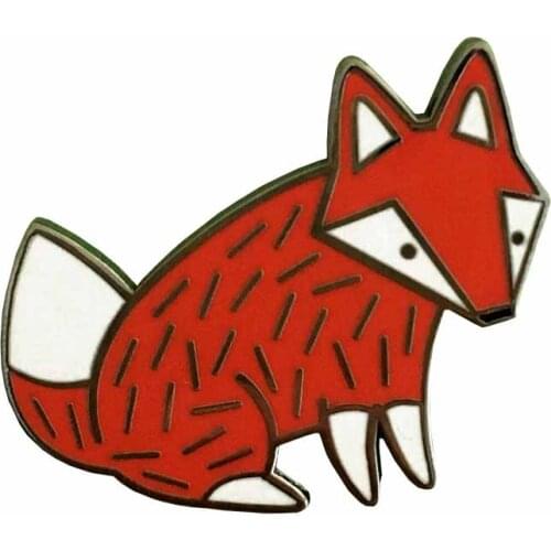 Fox Enamel Pin