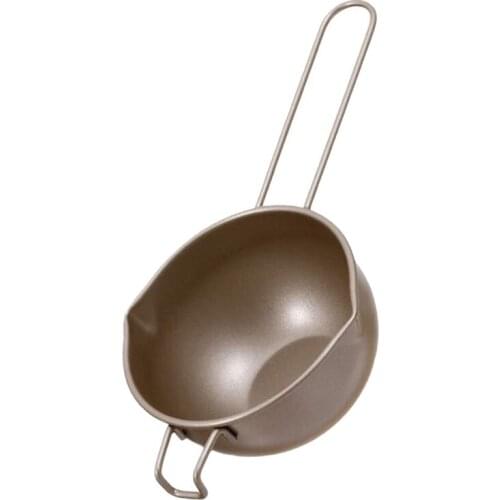 Chocolate Melting Pot Carbon Steel Double Boiler Pot with Handle Butter Chocolate Candy Butter Cheese Candle Making Pot