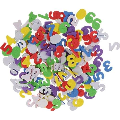 150pcs 0-9 Arabic Numbers Self Adhesive Foam Stickers for Scrapbooking Kids Craft