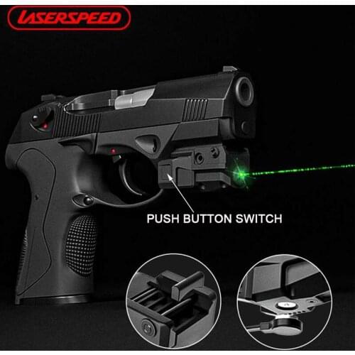 Built-in Battery Handgun Green Laser Sight Beam Dot Sight Scope for Pistol Handguns Glock 17 19 Taurus G2C