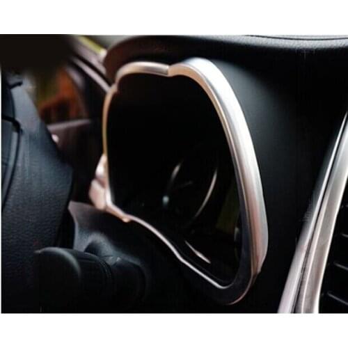 FIT FOR 2014 2015 toyota HIGHLANDER KLUGER CHROME INSTRUMENT PANEL COVER TRIM BEZEL DASH BOARD MOLDING