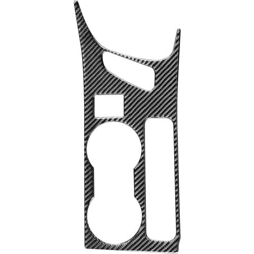 Genuine Center Console Cup Holder Carbon Fiber Decoration Cup Holder Panel Trim for Toyota Corolla 14-18 LHD