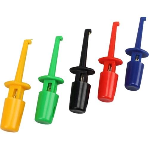 Smart Electronics 10PCS New MLead Wire Kit Test Hook Clip Grabbers Test Probe SMT/SMD IC D20 Cable Welding