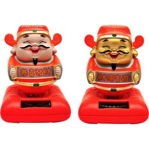 Solar Dancing Swinging Doll Bobble Head Animated Figure Ornament Office Home