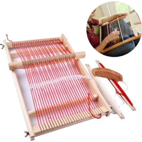 Weaving Loom Kit Boys Hand Woven DIY Suit Wooden Multifunctional Loom Home Diy Handmade Woven Self Home Wall Decorations New