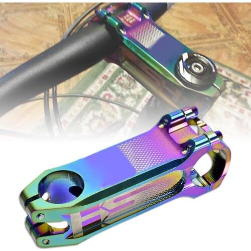 New Aluminum Alloy Bicycle Stem MTB Bike 0 Degree 80/100/110mm Bicycle Short Stem 31.8mm Seatpost Handlebar
