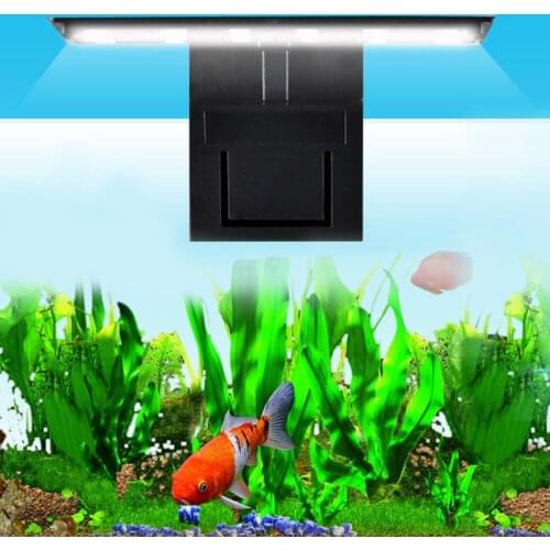 Top Quality 12 LED Aquarium Fish Tank Clamp Clip Water Plant Grow White Color Lighting EU jun9