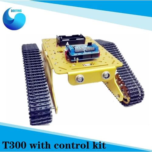WiFi Android for Arduino iOS iphone APP T300 Crawler Tank Chassis ESPduino
