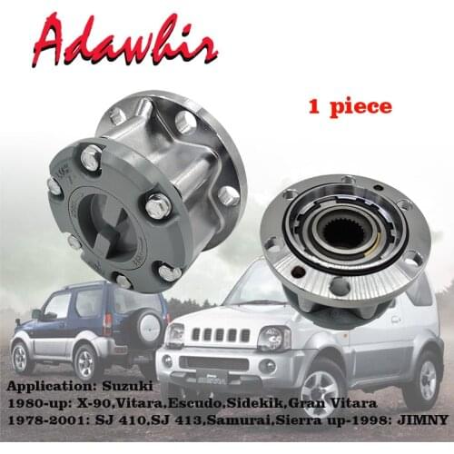 FOR SUZUKI X-90 Vitara Escudo 89-01 JIMNY SJ 410 SJ 413 Samurai Sierra Locking hubs B039 43810-60A00 4381060A00 Zinc alloy