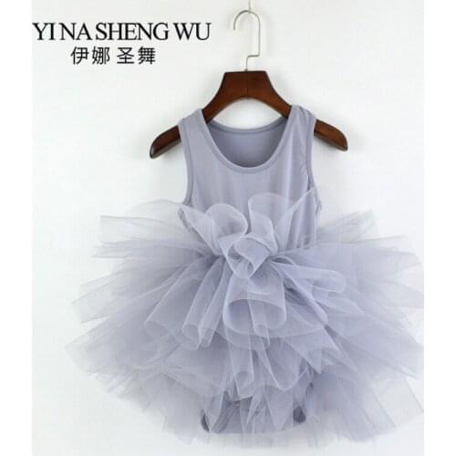 1Pc New Ballet Tutu Dance Dress Girls Dance Practice Clothes Kids Princess Skirt Tutu Ballet Skirt Gymnastics Leotards Dancewear