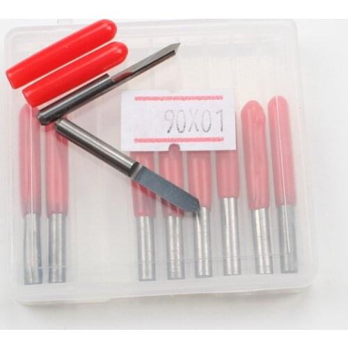 10pcs Carbide PCB board 0.1mm 90 Degree Engraving Bits CNC Router Tool V-shape
