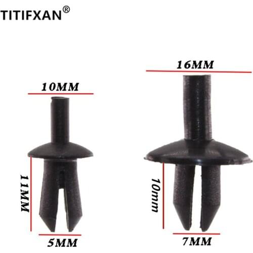 20PCS Auto deflector diversion panel ventilation cover fender lining push-in fasteners clips for BMW 1/3/5 series for Mini rivet