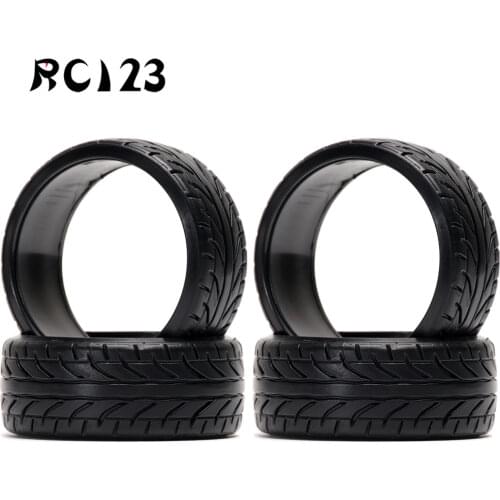 1:10 4PCS 63MM Plastic Tyres Tires FOR RC 1/10 T-DRIFT Drift Racing HSP HPI Redcat Tamiya Kyosho SAKURA 9015 NEW ENRON