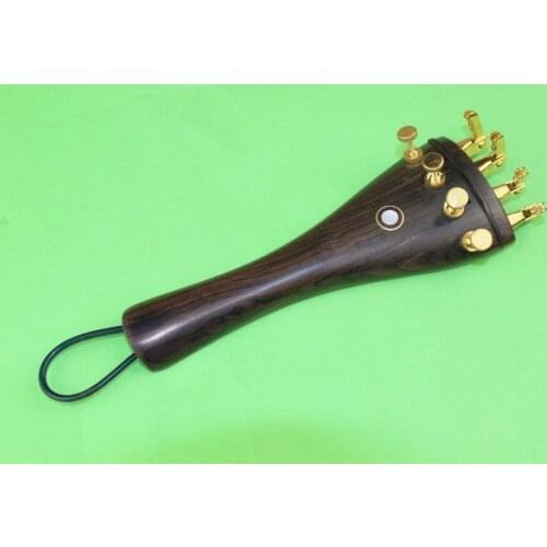 8 sets ebony viola Accessories tailpiece. golden fine tunres violia accessories
