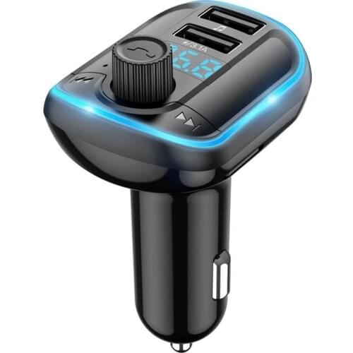 Bluetooth Wireless FM Transmitter Dual USB Car Charger 2.1A AUX MP3 Player TF Card U disk LCD FM Transmitter
