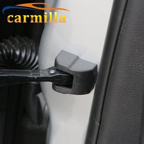 Carmilla ABS Car Door Stopper Cover Door Lock Protective Covers for Jeep Renegade 2015 2016 2017 Compass 2017 2018 Accessories