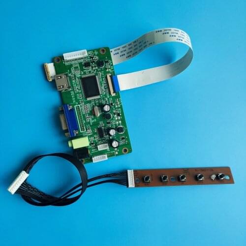 For HB140WX1-411 HDMI DIY 30Pin LCD DRIVER KIT VGA 1366X768 EDP LED 14" SCREEN display monitor Controller board