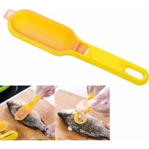 Creative Multipurpose Home kitchen accessories Garden Cooking Tool Clean Convenient Scraping Scale Kill Fish With Knife Machine