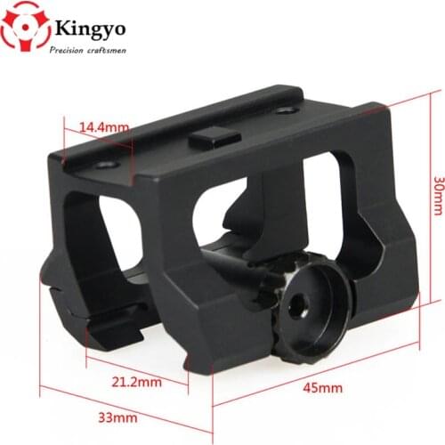 Mount for JJ Airsoft T2 / T-2 / TARGET TR02 Red Dot (Black)