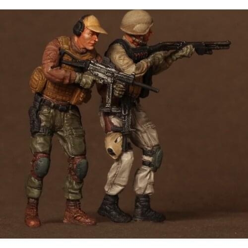 1/35 Resin Model figure GK Soldier PMC team Military theme Unassembled and unpainted kit