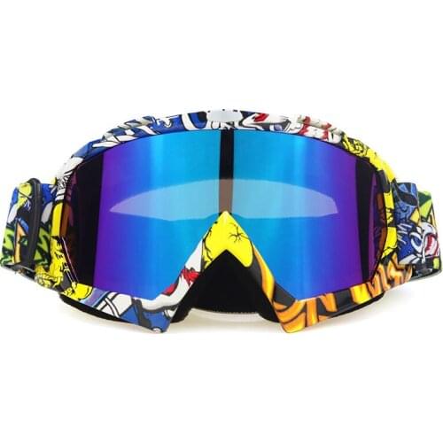 Motorcycle Goggles Off-Road Cycling Ski Sport Multicolor Transparent Outdoor ATV Dirt Bike Racing Glasses For Motocross Goggles