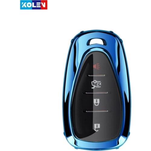 Soft TPU Car Remote Key Case Cover For Chevrolet New Malibu XL Equinox Holden Malibu Cruze Trax Camaro Vlot Car Holder Shell Fob