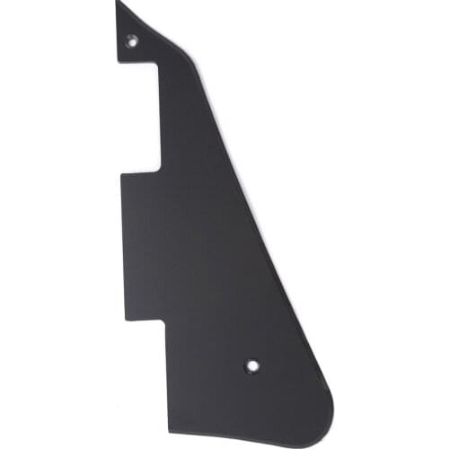Musiclily Electric Guitar Pickguard for Gibson Les Paul Modern Style, 1Ply Matte Black