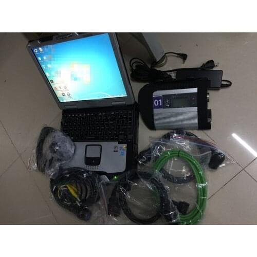 CF30 laptop +MB Star C4 SD Connect+SSD 2021.06 with HHTwin Diagnostics System Compact 4 for Mercede Diagnosis Multiplexer
