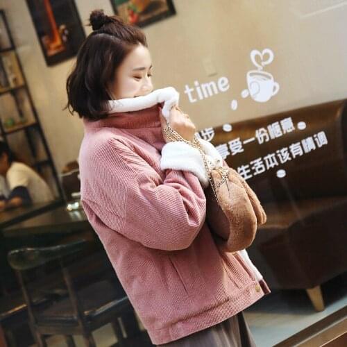 2020 New Faux Fur Jacket Women Fur Coat Winter Women Warm Coat Plus Size Winter Coat Women Lamb Wool Corduroy Thick Coat Loose