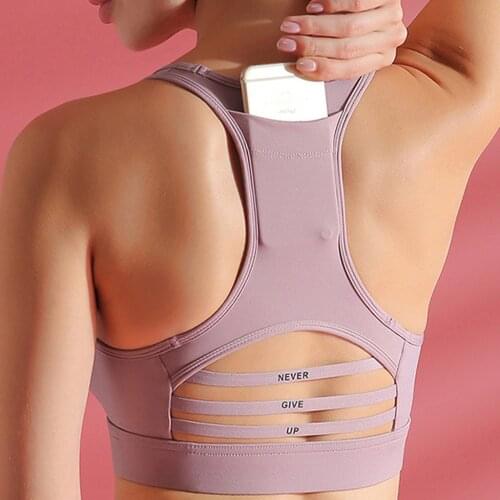 Hollow out black sport bra active wear bra Fitness gym bra crop top tank Running sexy yoga bra sweat vest push up underwear