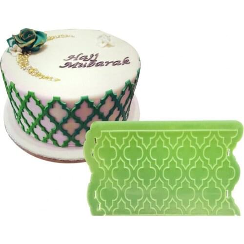 Practical Fondant Cake Mold Rhombus Non-stick Random Color Heat Resistant Baking Cake Silicone Mould for Cookie Cooking Tools