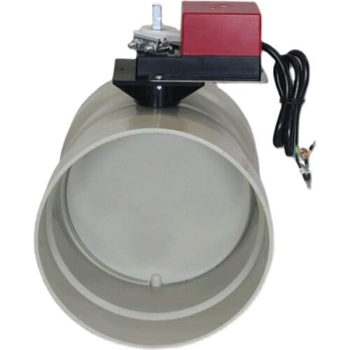 AC220V DC12V DC24V Adjustable flow rate Damper Electric Air Valve Motorized Check Valve