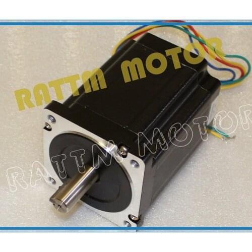 Nema34 stepper motor 5A / 1230oz-in 8.5N.m /116mm Length 4 Leads for Large CNC Router Engraving Milling Machine