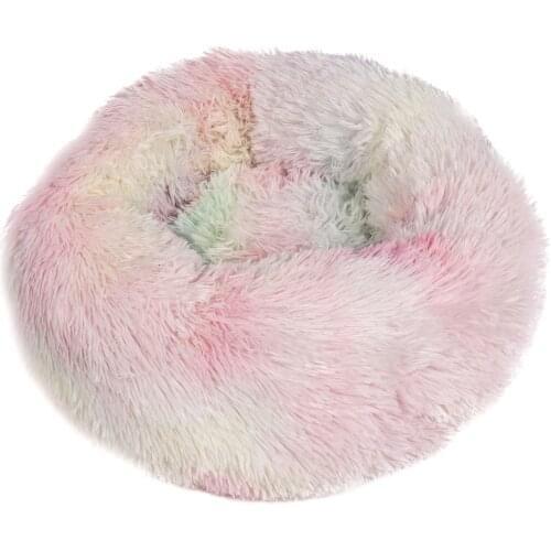 Pet Dog Bed Comfortable Donut Cuddler Round Dog Kennel Ultra Soft Washable Dog and Cat Cushion Bed Winter Warm Sofa hot sell