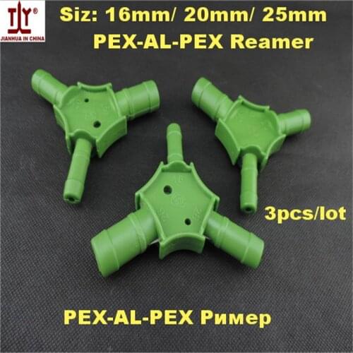 Free shipping The plumber tools 3pcs 16mm/ 20mm/ 25mm PEX-AL Reamer PPR Calibrator for Plumbing Pipe made in China