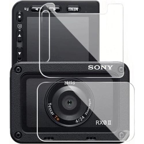 Tempered Glass Protector Cover For Sony DSC-RX0/RX02 RX0M2 RX0 Mark ii Camera Lens LCD Screen Protective Film Guard Protection